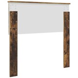  Vzglavje z vzglavjem Dimljeni oreh 100 cm Konstruiran les, (5000109747) | Shoptok.si