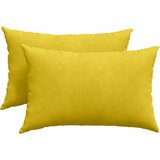  Jastučići za sofu 2 pcs Žuta 60 x 40 cm Kordura tekstil | shoptok.hr