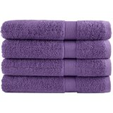 vidaXL Premium brisače 4 kos vijolična 100x200cm 600 g/m2 100 % bombaž Cene