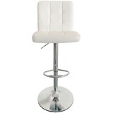  Barska stolica PU bijela 42x55,5x119 cm | shoptok.hr