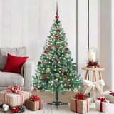 vidaXL Umestno božično drevo med 150 LED Zelena 150 cm PVC in Jeklo | Shoptok.si