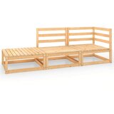  Vrtna sedežna garnitura 3-delna trdna borovina, (20969942) | Shoptok.si