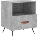  Noćni ormarići 2 kom boja betona 40x35x47,5cm konstruirano drvo | shoptok.hr