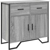 vidaXL Komoda siva sonome 79,5x35,5x74,5 cm konstruirano drvo | shoptok.hr