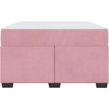 vidaXL Konstrukcija postelje z vzmetnico Roza 120 x 190 cm blago, (5000127014) | Shoptok.si