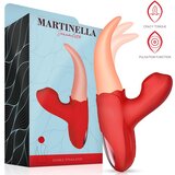 Martinella Stimulator Crazy Tongue and Pulsation Red Cene