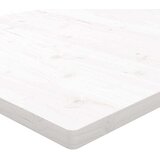 vidaXL Mizna plošča bela 110x55x2,5 cm trdna borovina pravokotna | Shoptok.si