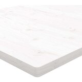 vidaXL Ploča za stol bijela 110x55x2 5 cm masivna borovina pravokutna | shoptok.hr