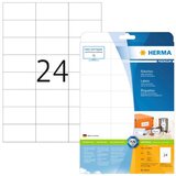 Herma Labels 70x37 white 10 Sheets DIN A4 240 pcs. 8644 | shoptok.hr
