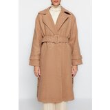 Trendyol Mink Belted Oversize Cachet Coat | ePonuda.com