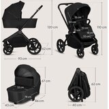 Lionelo dječja kolica Freya 3u1, Black Onyx | Eponuda.ba