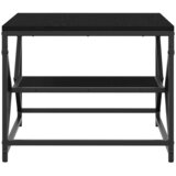  Kava Stol Crni hrast 51 x 50 x 40 cm Inženjerska drva i čelik | shoptok.hr