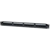 prespojni UTP panel Cat.5e 24-portni 1U 19, crni