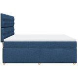  Krevet s oprugama i madracem plavi 180x200 cm od tkanine | shoptok.hr