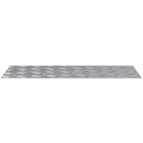 vidaXL Srebrna Aluminij 80 x 30 x 0.3 cm Neklizajući | shoptok.hr