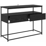  Konzolna stolica Crni hrast 100 x 40 x 75 cm Konstruirano drvo | shoptok.hr