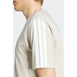 Adidas Funkcionalna majica 'Essentials 3' bež / bela | Shoptok.si