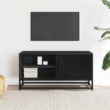 vidaXL TV ormarić crni 80x34,5x40 cm konstruirano drvo i metal | shoptok.hr
