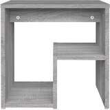  Noćni ormarić siva boja hrasta 40x30x40 cm konstruirano drvo | shoptok.hr
