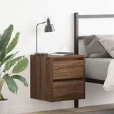 vidaXL Zidni noćni ormarić boja smeđeg hrasta 38x34x40 cm Cijene
