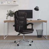  Uredski naslonjač od umjetne kože crni | shoptok.hr