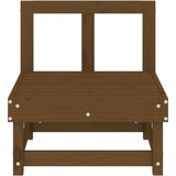  Vrtni sredinski kavč medeno rjav trden borov les | Shoptok.si