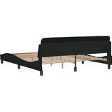  Okvir za krevet Dover crni 180x200 cm od tkanine | Eponuda.com