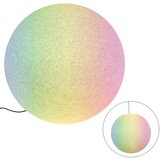 QAZQA Smart buitenlamp grijs 77 cm IP65 incl LED - Nura Cene