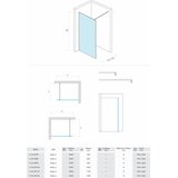 Copen walk-in concept project 800x2000 8mm staklo (C-02-SP80) | Eponuda.com