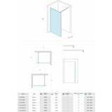 Copen Walk-in CONCEPT PROJECT 800x2000 8mm staklo (C-02-SP80) | ePonuda.com