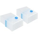 Vreće za spremanje 10 pcs Transparentne i plave 70 x 50 cm | shoptok.hr