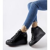 Big Star Black wedge sneakers | shoptok.hr