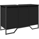 Ormarić za umivaonik crni 91 x 35 x 60 cm konstruirano drvo | shoptok.hr