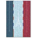  Slika - Graphic Illustration of a Swimming Pool Against the Backdrop of the French Flag 60x90 Standard | shoptok.hr