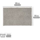 Wenko Siva tekstilna kupaonska prostirka 50x80 cm Ecoli – | shoptok.hr