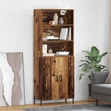  Highboard Staro drvo 69,5 x 32,5 x 180 cm Konstruirano drvo Slike