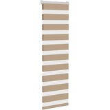 vidaXL Zebra senčilo peščeno rjava 50x150 cm tkanina širina 45,9 cm | Shoptok.si