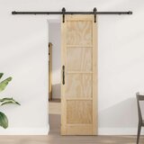  Klizna vrata ORKDAL Prirodna i crna 61 x 198 5 cm | shoptok.hr