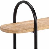  Zidna polica 90x20x116,5 cm Masivno neobrađeno drvo manga | Eponuda.com
