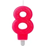 candle, svećica, pink - odaberite broj