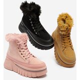 Resti Black women's lace-up platform snow boots Neatesa - Footwear | Shoptok.si
