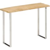 VidaXL Konzolni stol sa živim rubom 105x33x76 cm masivno drvo manga VidaXL Konzolni stol sa živim rubom 105x33x76 cm masivno drvo manga Slike
