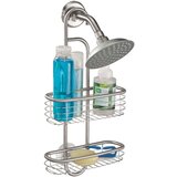 iDesign viseći metalni držač za tuš Forma 25 x 52 cm | shoptok.hr