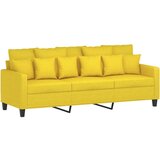  2-dijelni set sofa s jastucima svjetložuti od tkanine | shoptok.hr