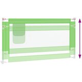  Sigurnosna ograda za dječji krevet zelena 160 x 25 cm tkanina | shoptok.hr
