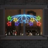 Božićna zvijezda s 432 LED svjetlima Šareni 180 x 57 cm PVC