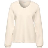 Street One Puloverji EOS_Silk look shirt 323840 Bež Cene