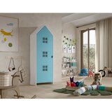 Vipack Bijelo-plava dječja garderoba od masivnog bora 37x172 cm Casami Bruges – | shoptok.hr