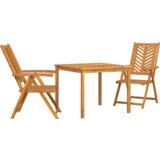 vidaXL 3-dijelni vrtni set od čvrstog drva | shoptok.hr