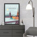 Wallity uramljena slika Stockholm, 55x75 cm | ePonuda.com